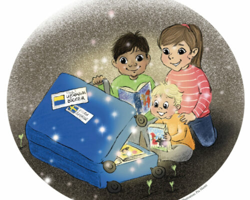 6210 kronor till barnbibliotek i Ukraina