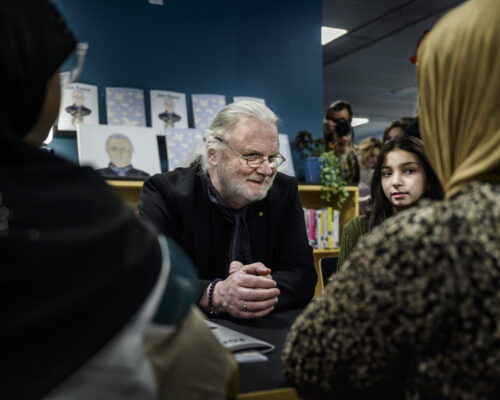 Jon Fosse på Rinkeby bibliotek